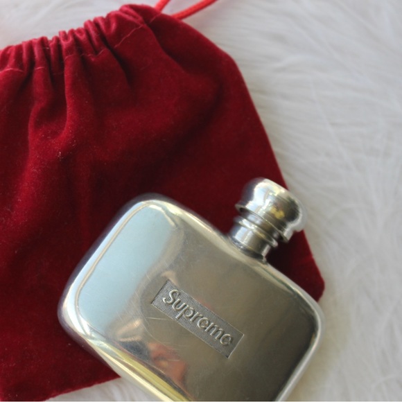 Supreme Mini Pewter Flask
